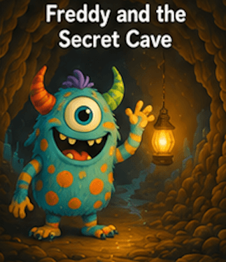 Book cover: Freddy and the Secret Cave