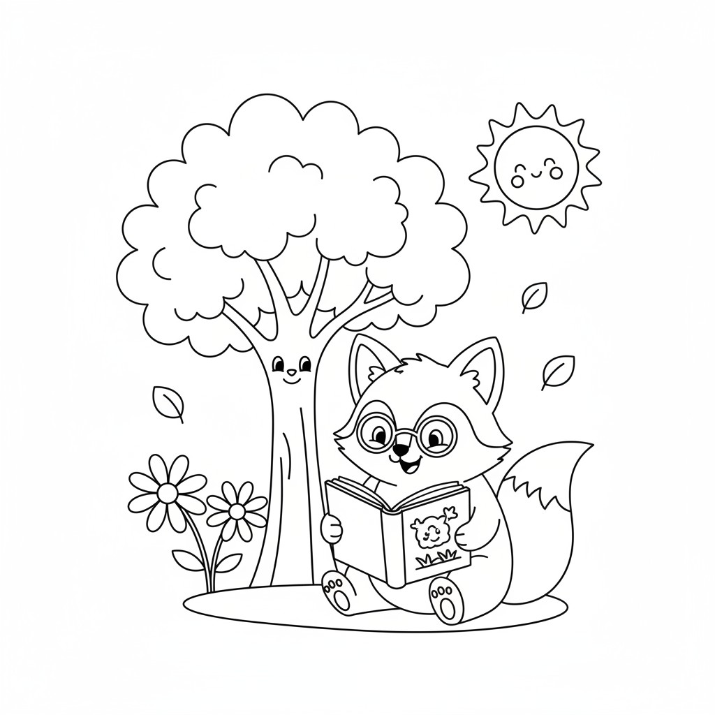Colouring Book illustration style